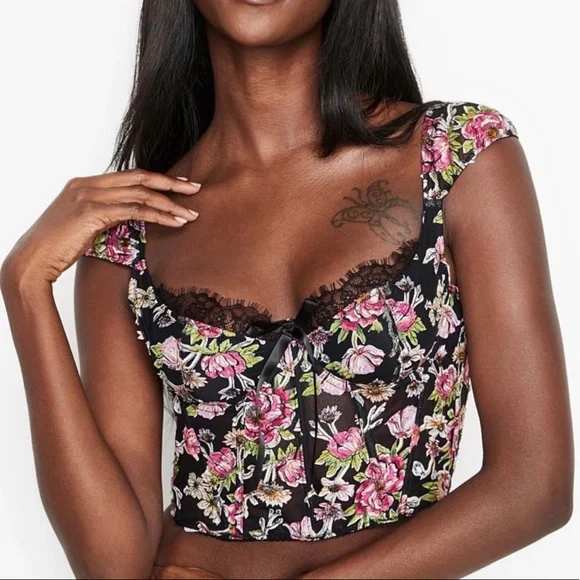 Flower Waist Trainer Victoria Secret Victoria's Secret 32D CORSET